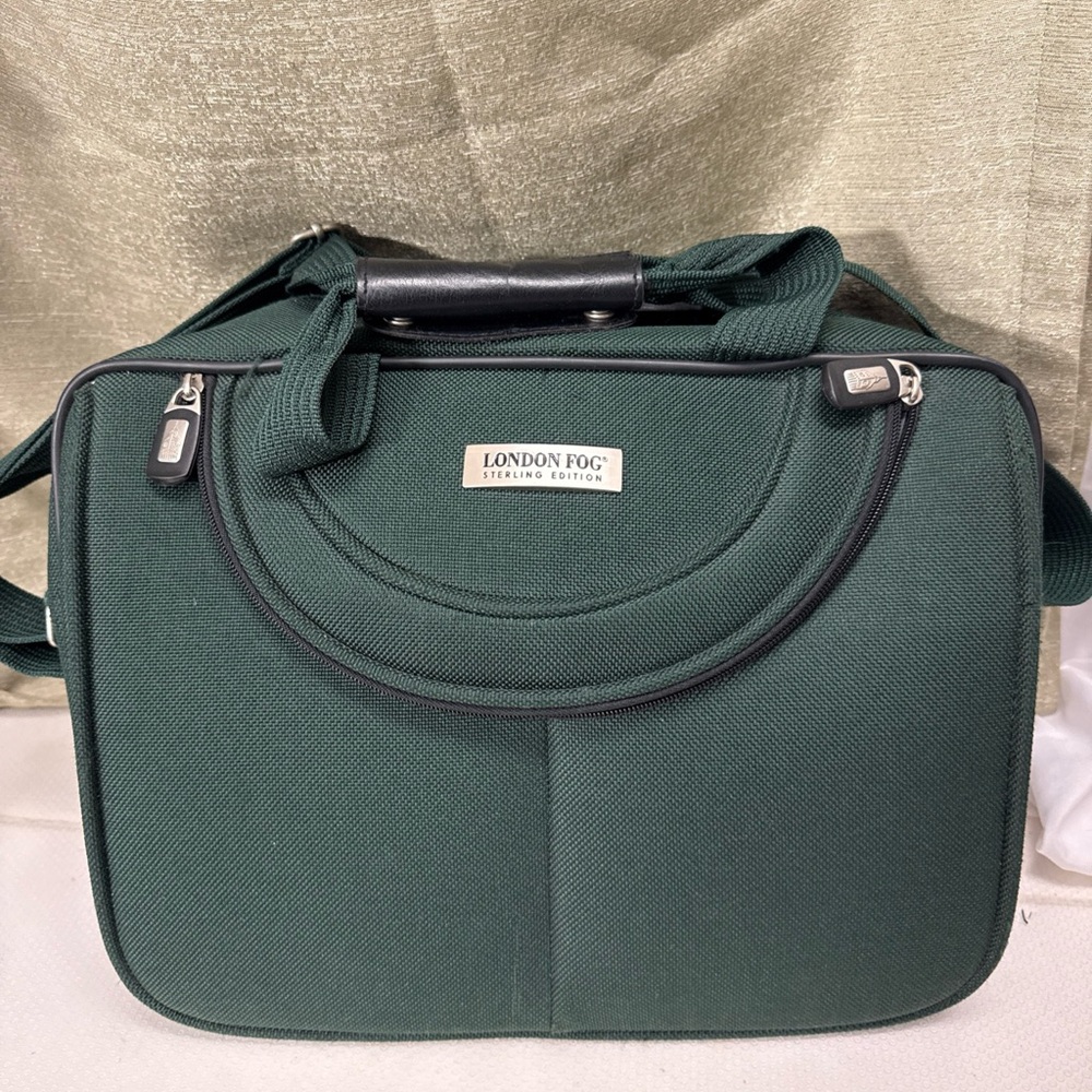 London Fog Dark Green Carry-On Bag